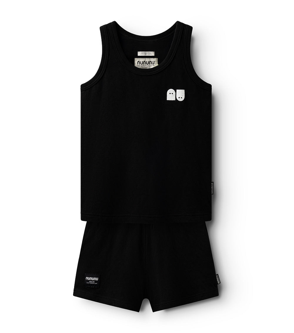 nununu soft summer lounge set black