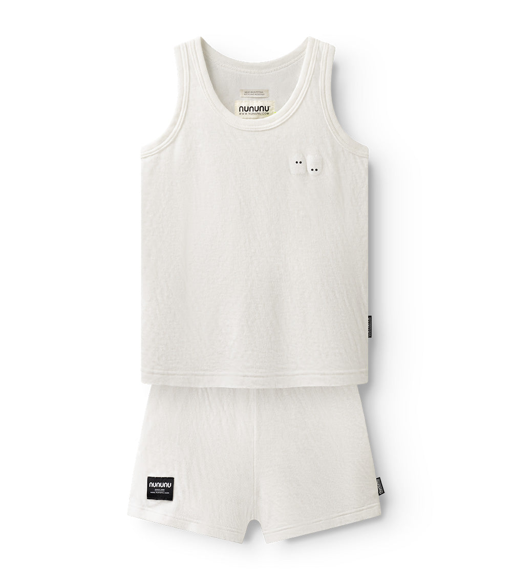 nununu soft summer lounge set white