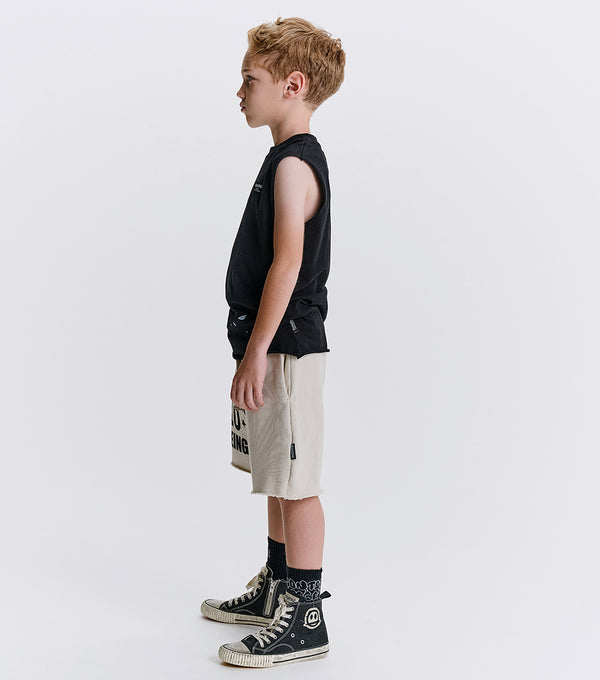 Nununu Splash Sleeveless Shirt Black