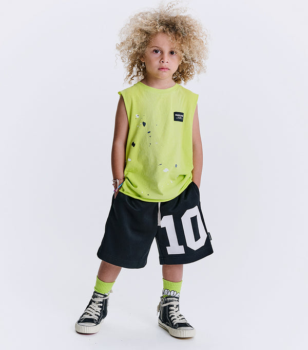 Nununu Splash Sleeveless Shirt Hot Lime