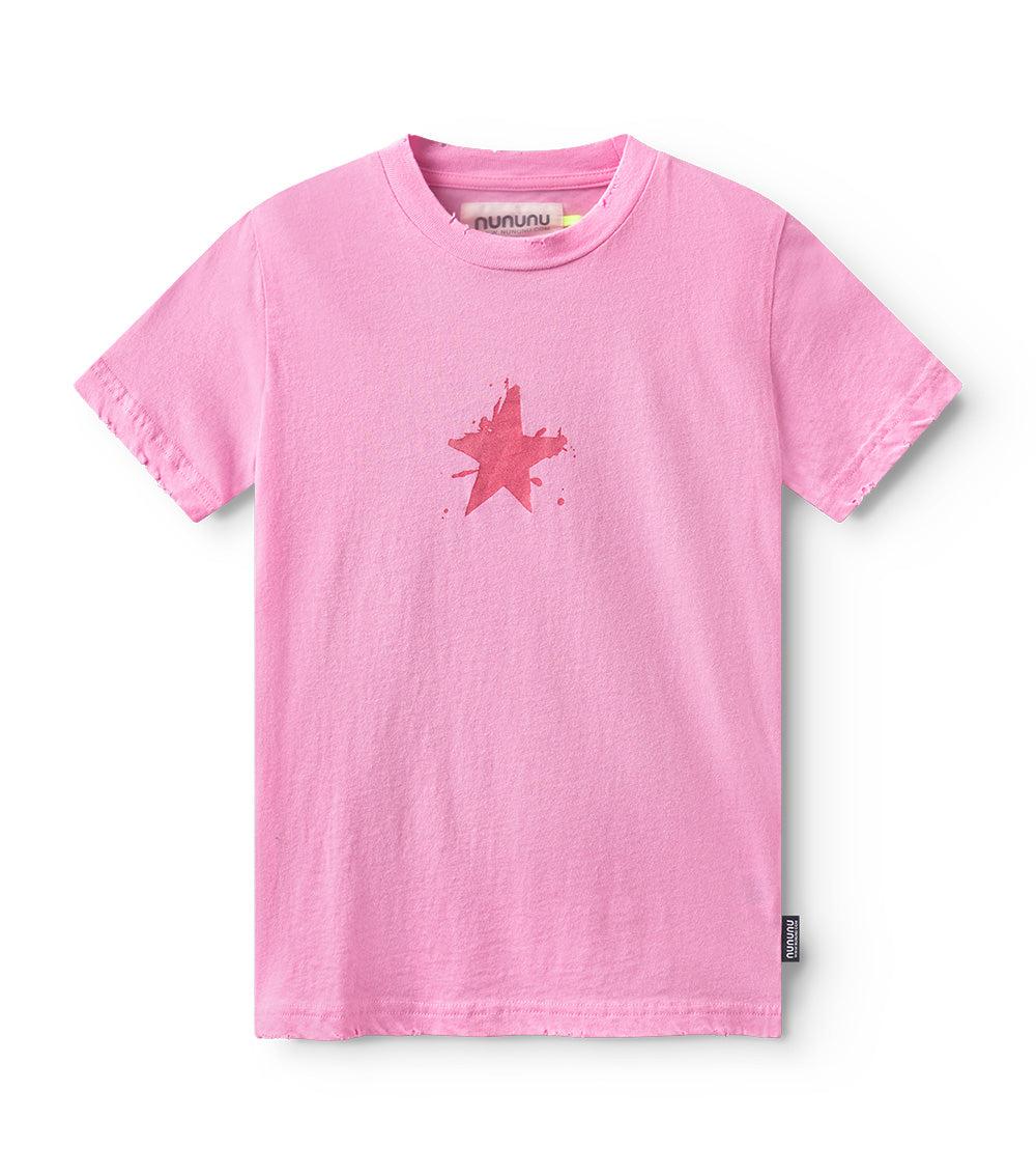 nununu splat t-shirt super pink