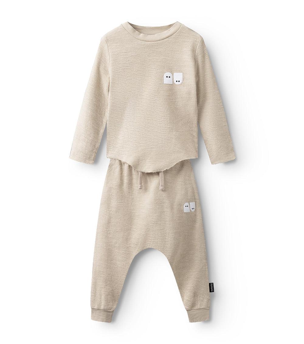 nununu spookies baby set smokey natural
