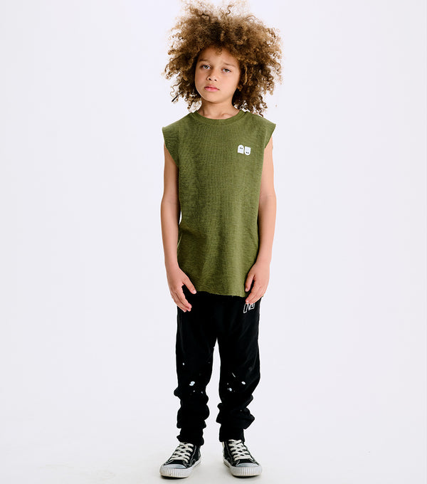 Nununu Spookies Sleeveless Shirt Olive
