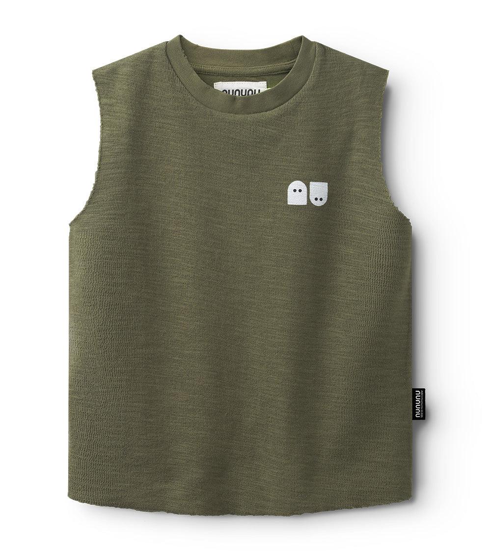 nununu spookies sleeveless shirt olive