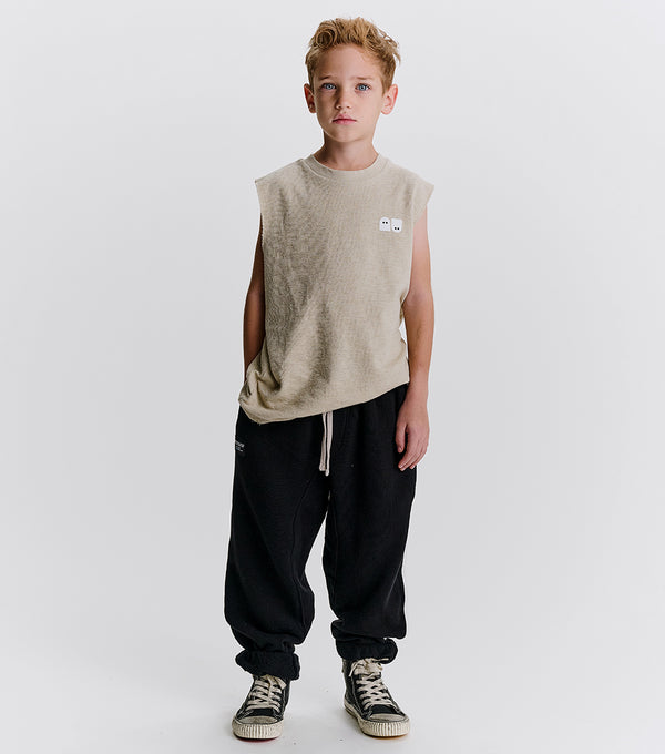 Nununu Spookies Sleeveless Shirt Smokey Natural