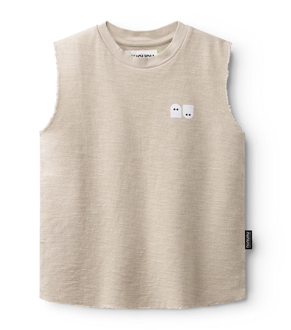 nununu spookies sleeveless shirt smokey natural