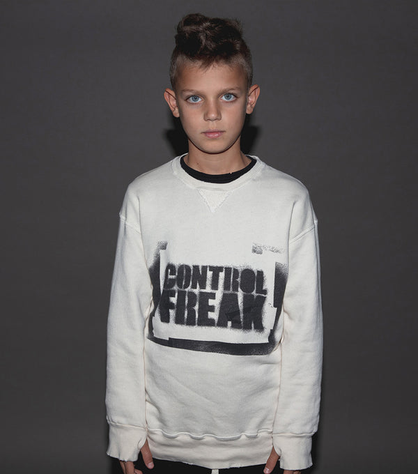 Nununu Sprayed Control Freak Sweatshirt Natural
