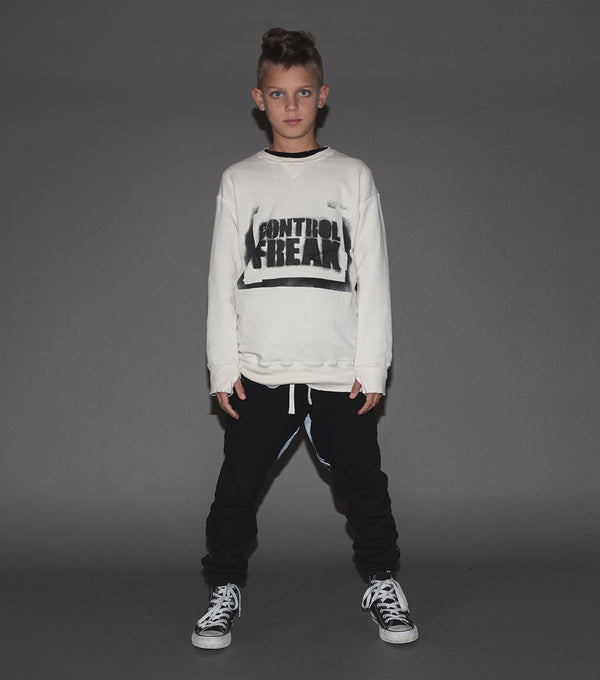 Nununu Sprayed Control Freak Sweatshirt Natural