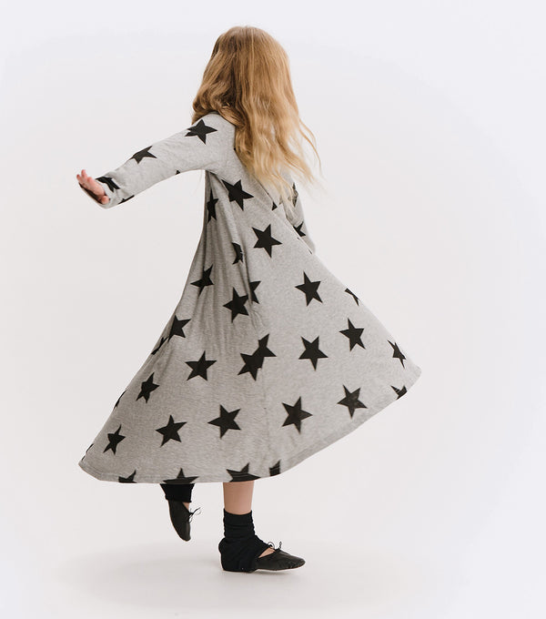 Nununu Star 360 Dress Heather Grey