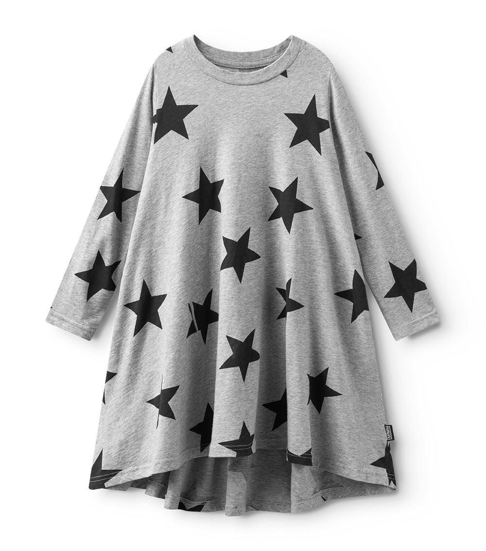 nununu star 360 dress heather grey