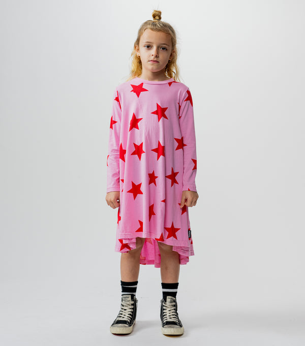 Nununu Star 360 Dress Super Pink