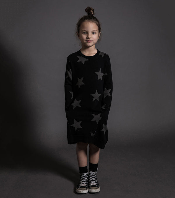 Nununu Star A Dress Black