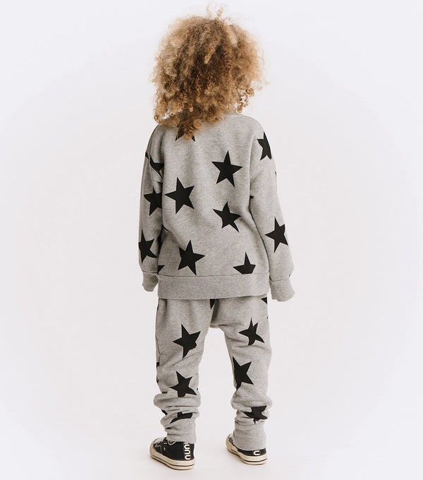 Nununu Star Baggy Pants Heather Grey