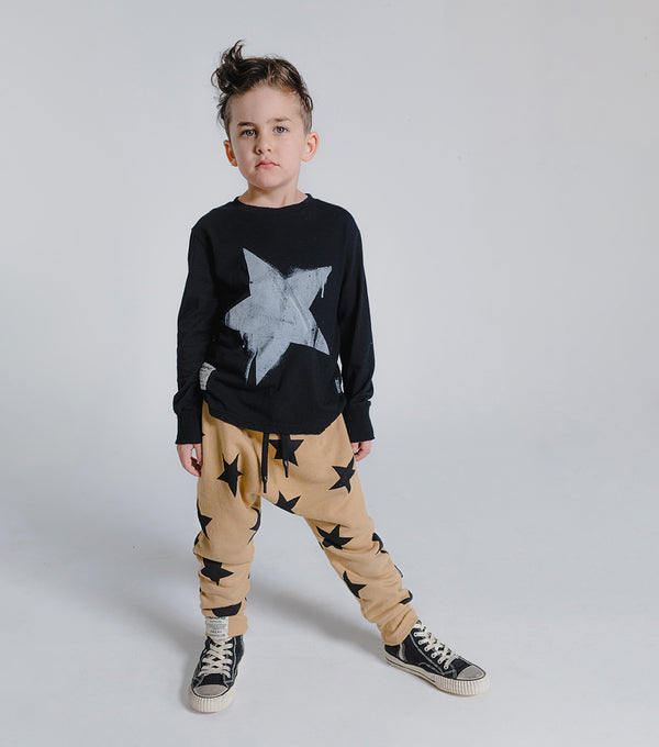 Nununu Star Baggy Pants Mocha