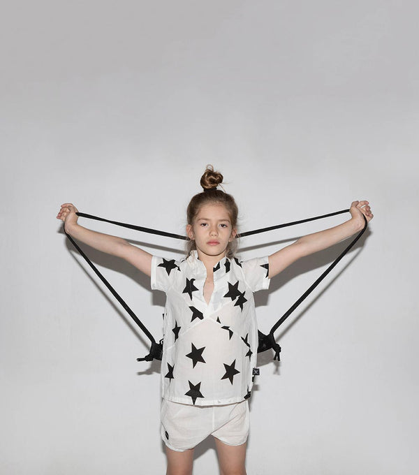 Nununu Star Beach Shirt Black