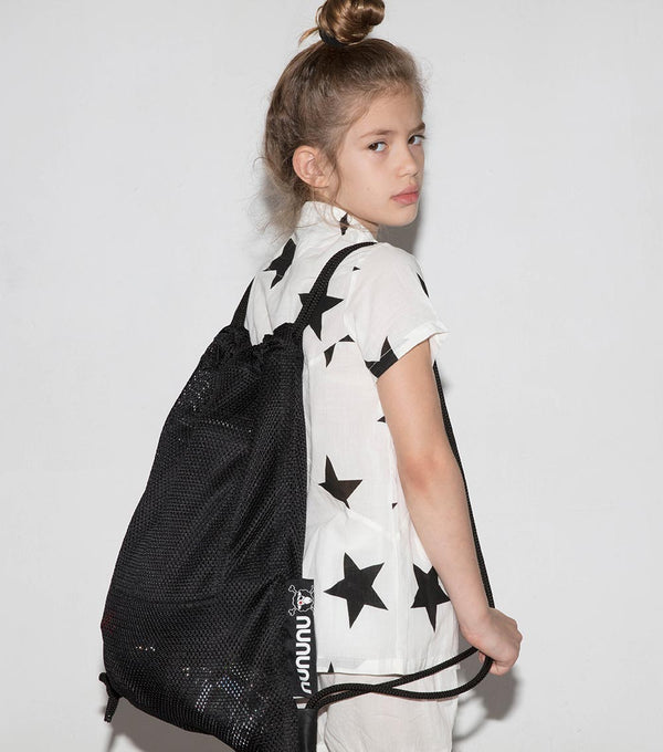 Nununu Star Beach Shirt Black