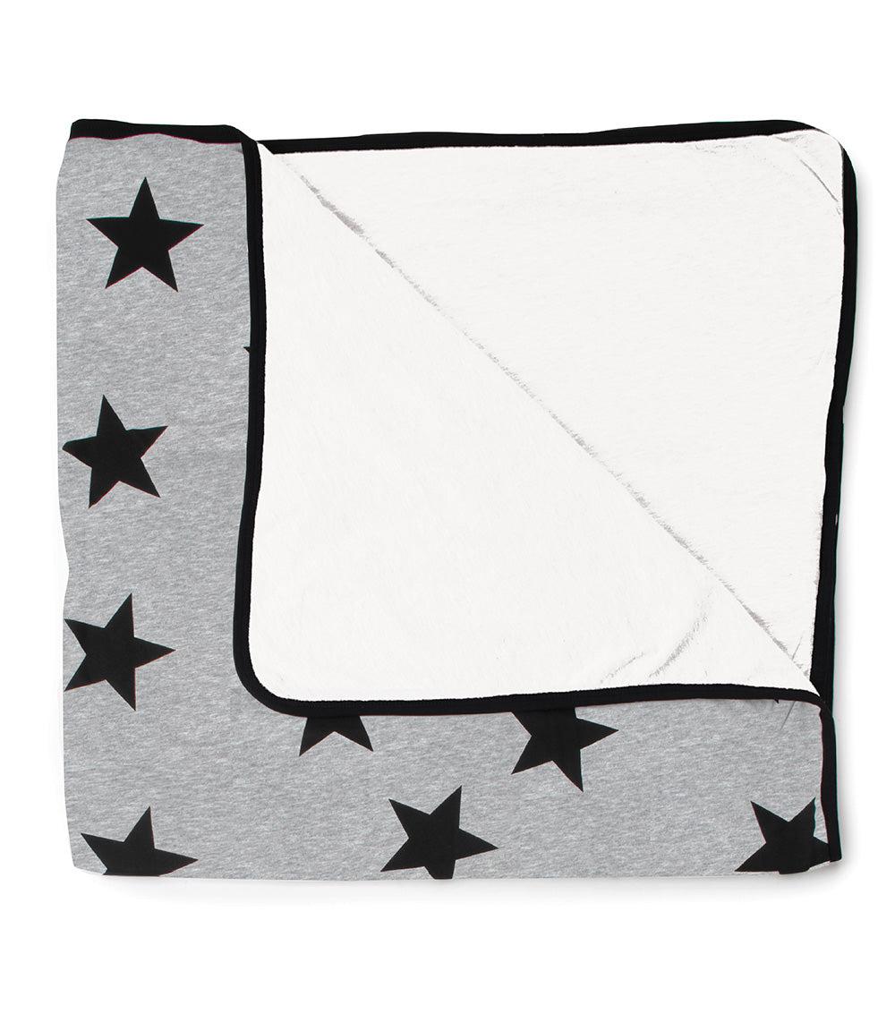 nununu star blanket heather grey