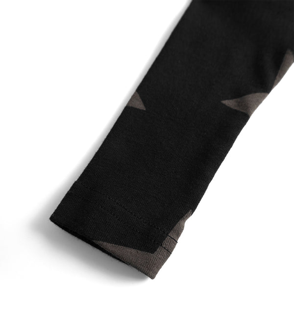 Nununu Star Envelope Onesie Black