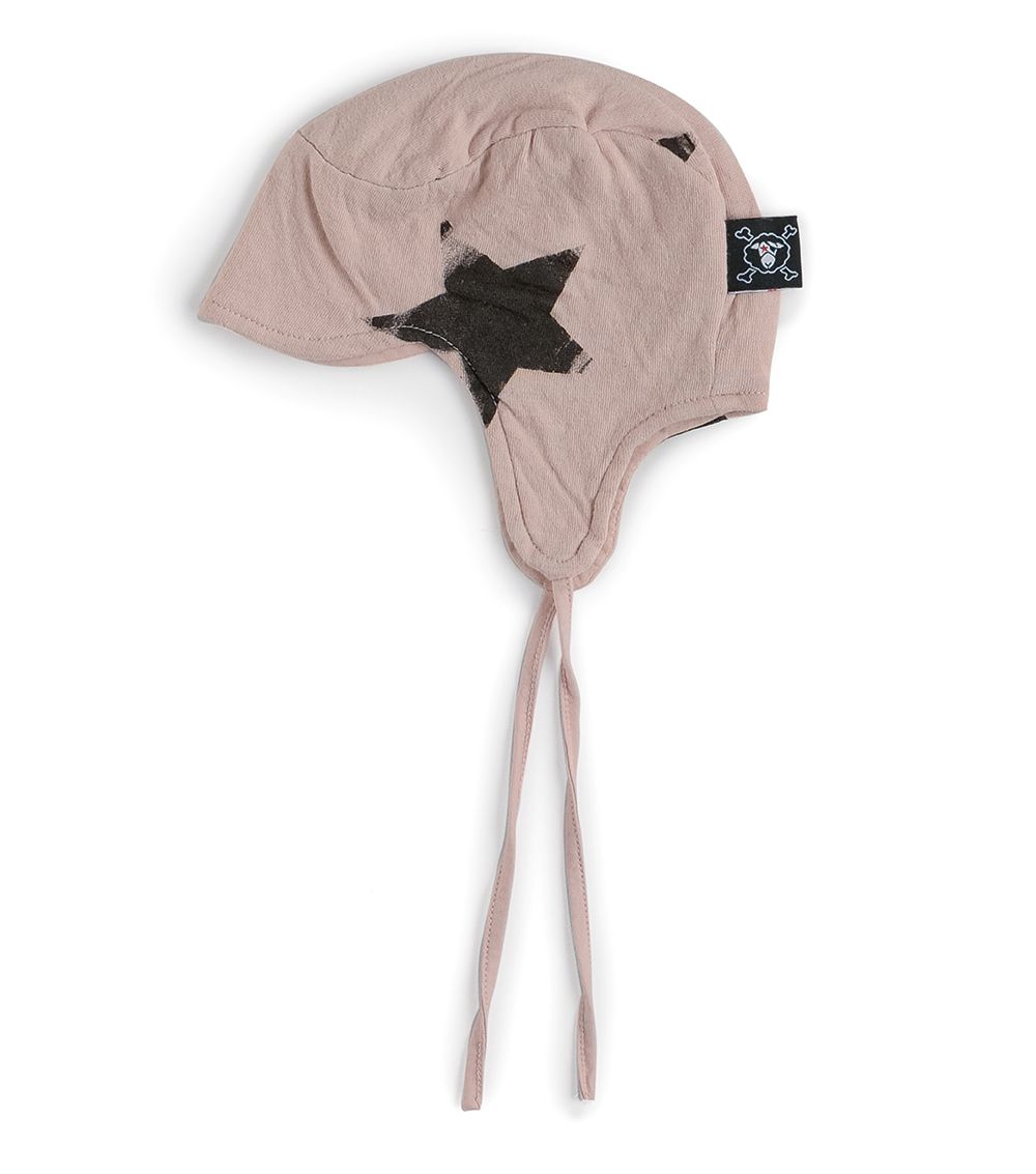 nununu star flap hat powder pink