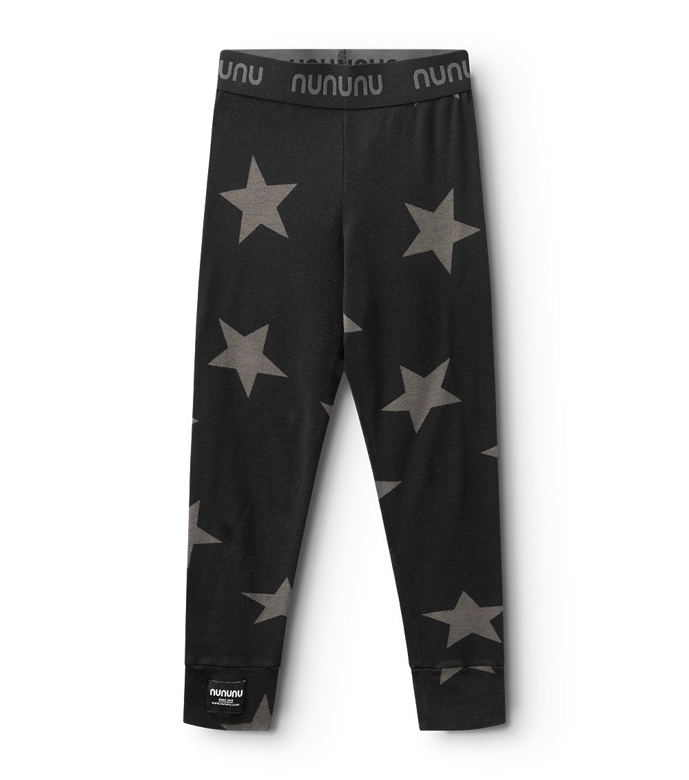 nununu star leggings black