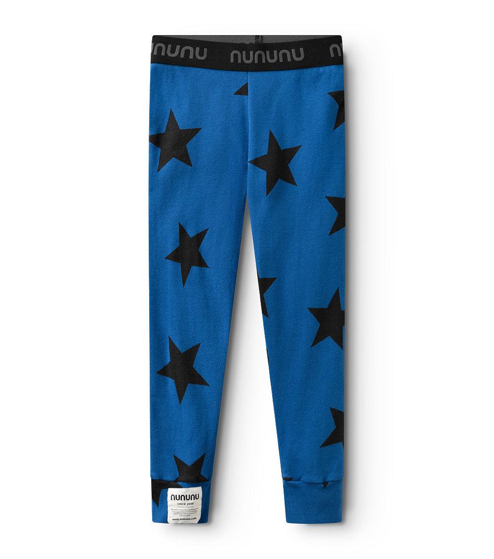 nununu star leggings blue