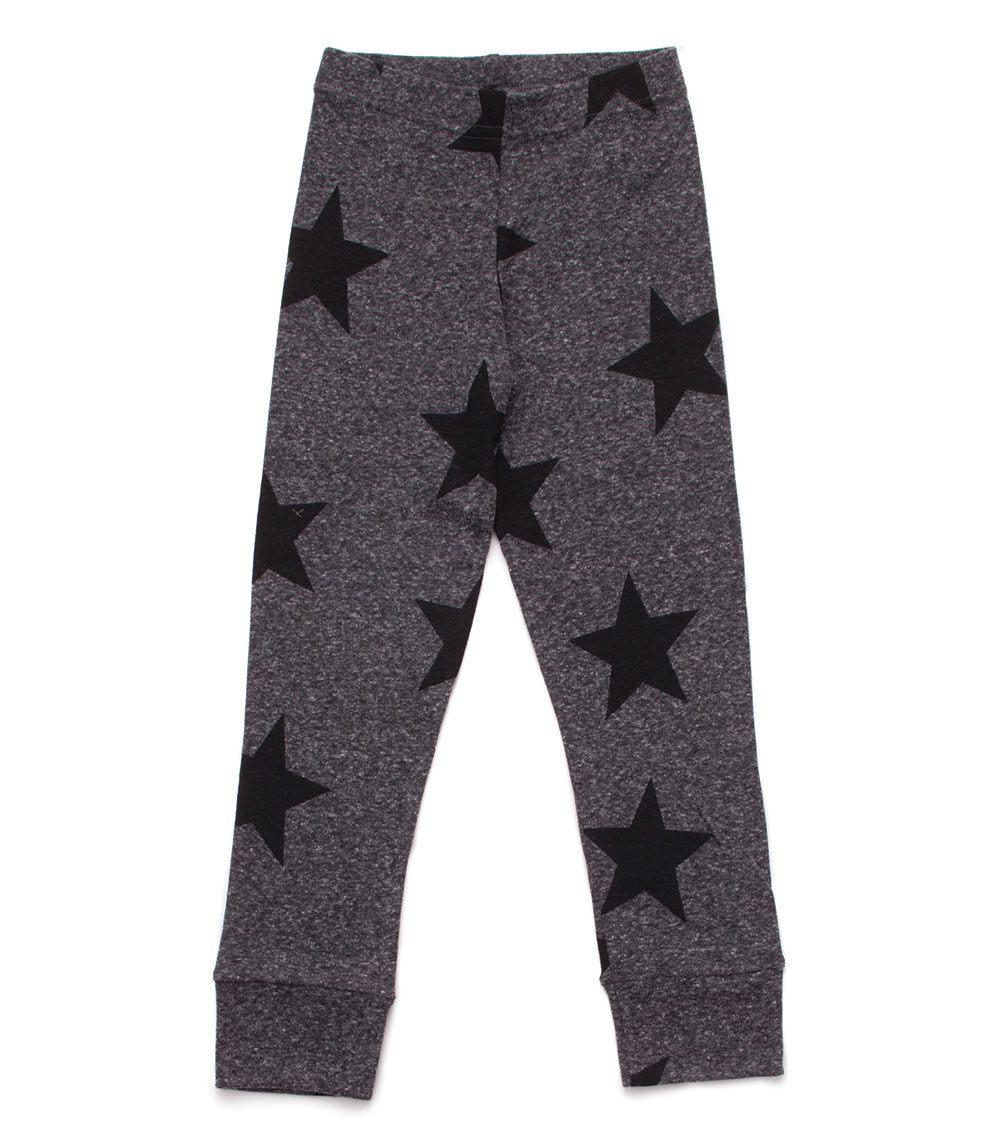 nununu star leggings charcoal grey