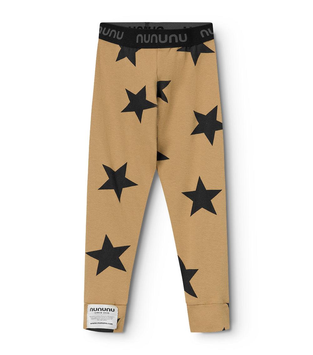nununu star leggings mocha