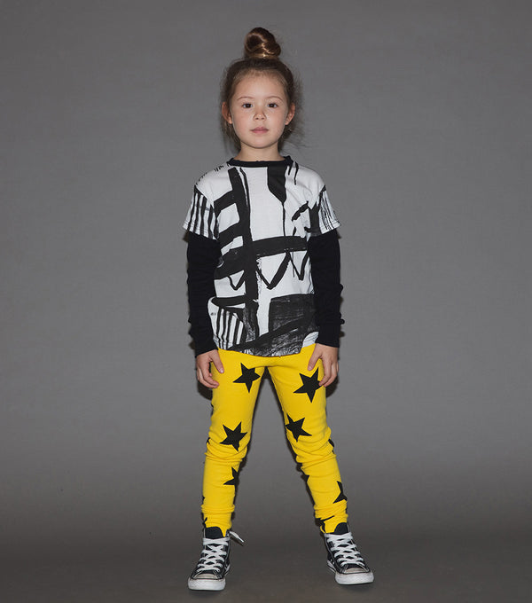 Nununu Star Leggings Natural