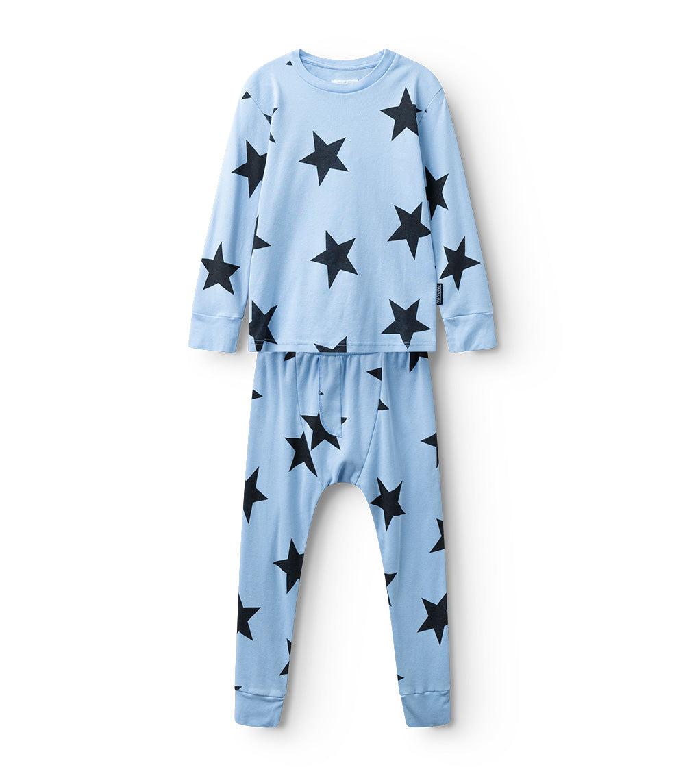 nununu star loungewear foggy blue