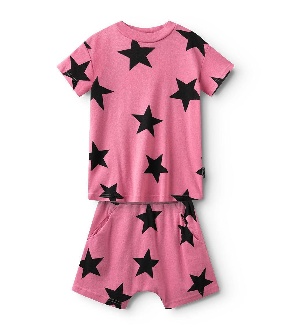 nununu star loungewear hot pink