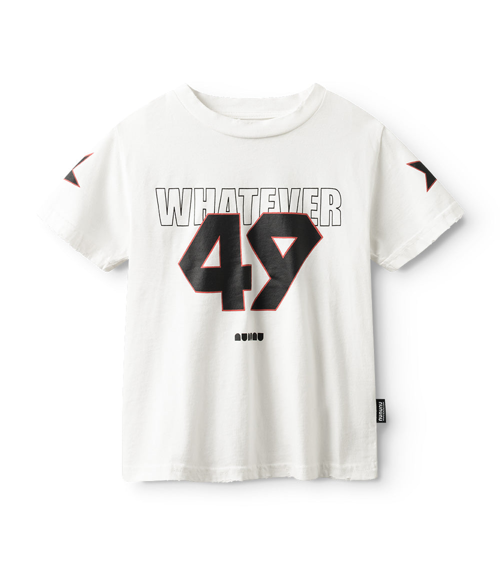 nununu star on 49 t-shirt white