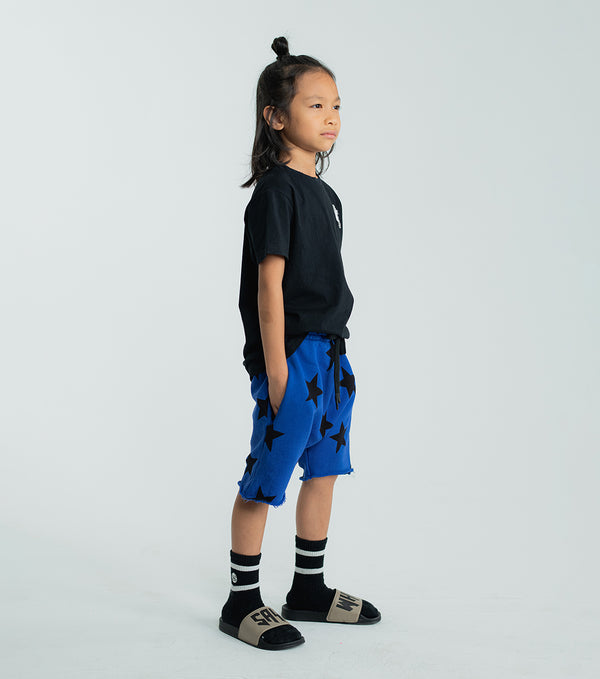 Nununu Star Rounded Sweatshorts Blue