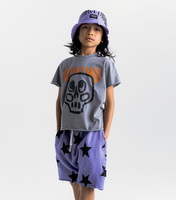 Nununu Star Rounded Sweatshorts Mauve Mist