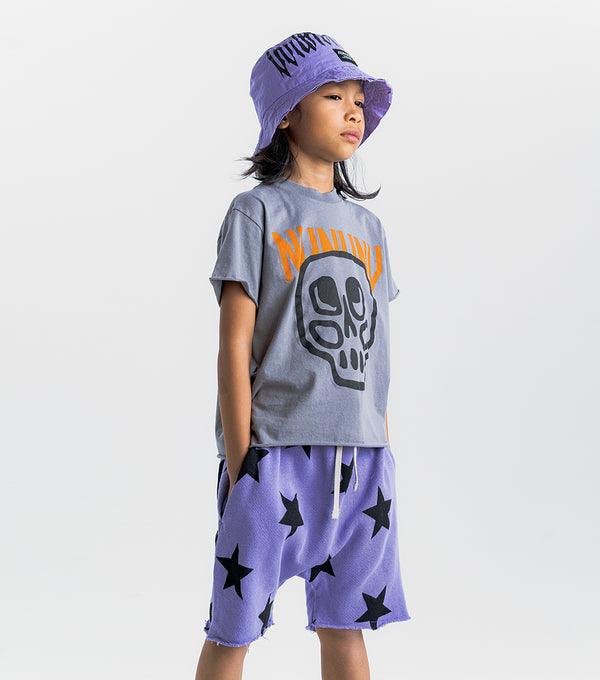 Nununu Star Rounded Sweatshorts Mauve Mist