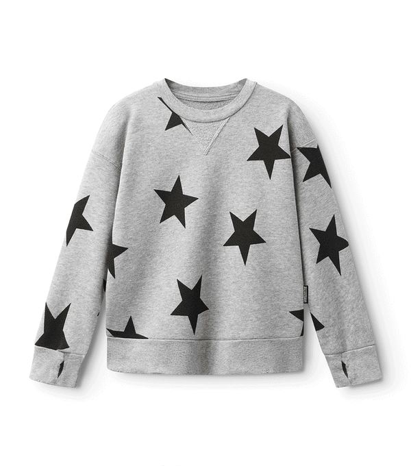 Nununu Star Sweatshirt Heather Grey