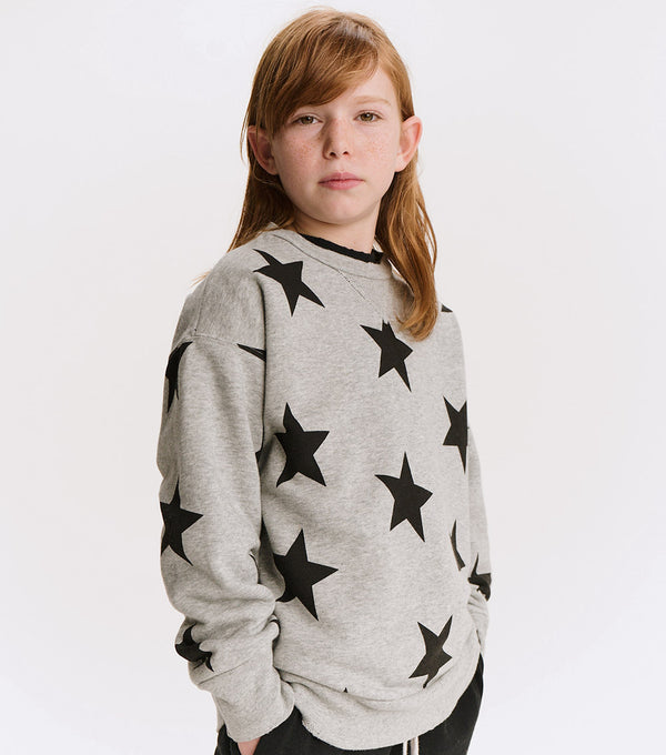 Nununu Star Sweatshirt Heather Grey