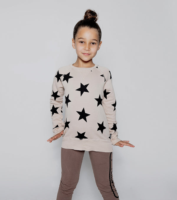 Nununu Star Sweatshirt Powder Pink
