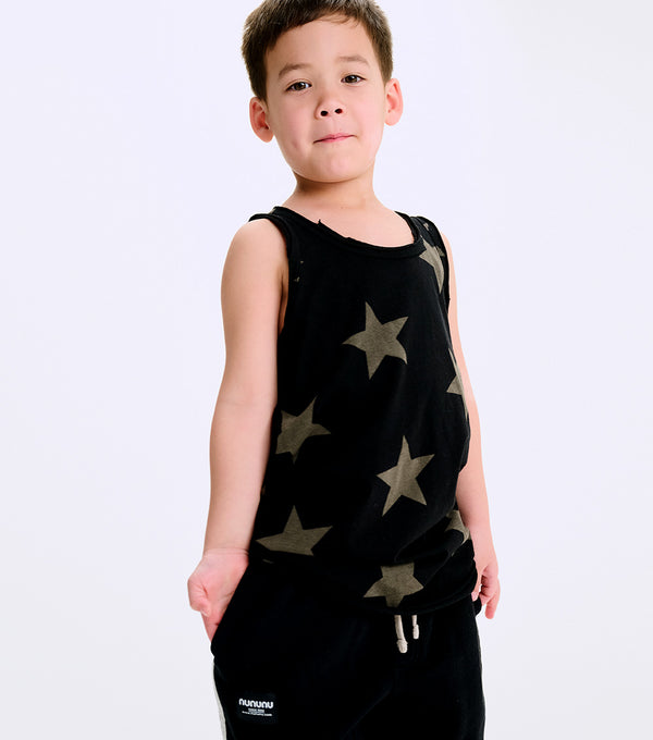 Nununu Star Tank Top Black