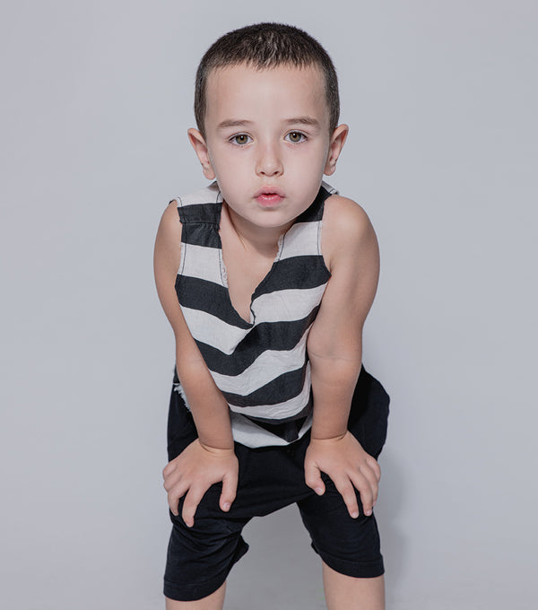 Nununu Striped Voile Tanktop