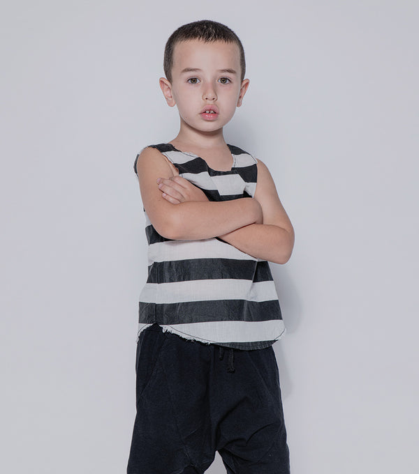 Nununu Striped Voile Tanktop