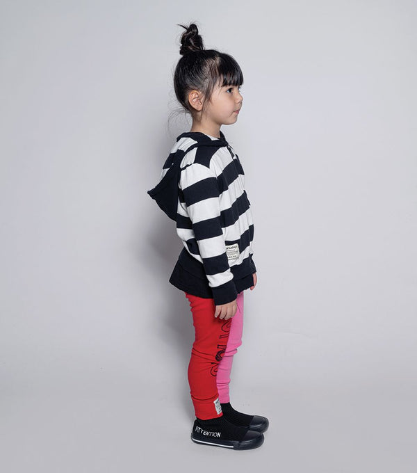 Nununu Striped Zip Hoodie