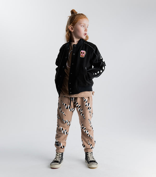 Nununu Stripey Snakes Baggy Pants Coffee