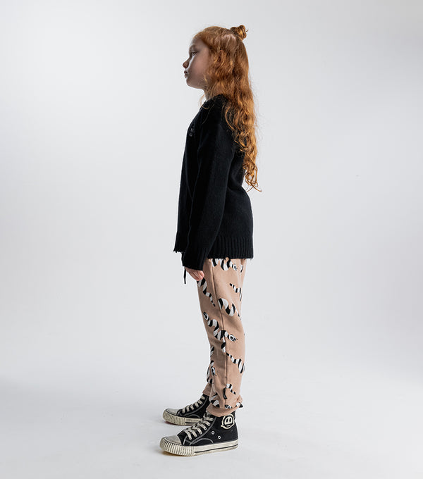 Nununu Stripey Snakes Baggy Pants Coffee