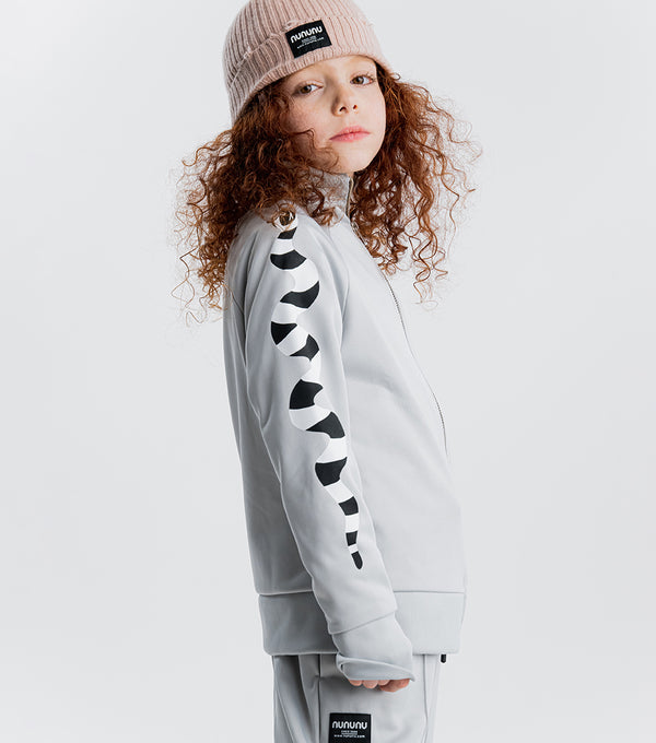 Nununu Stripey Snakes Sporty Jacket Smokey Grey
