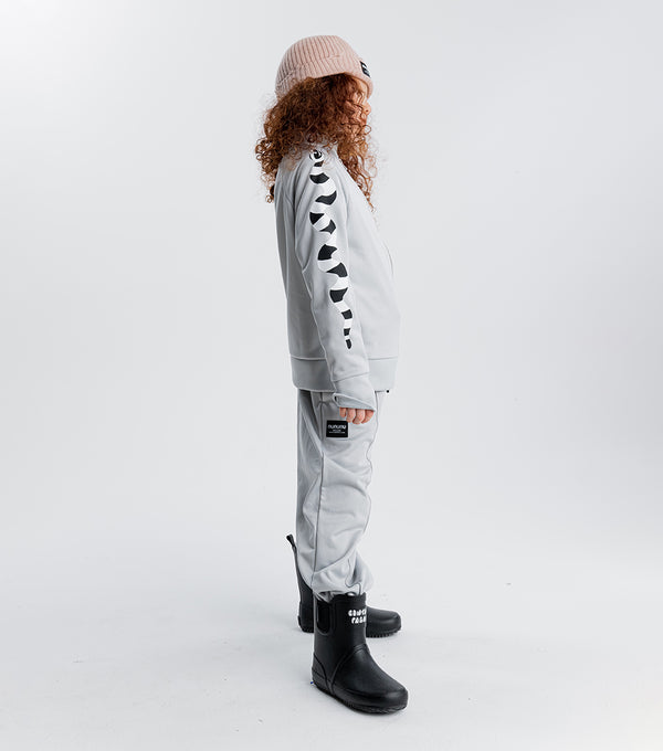 Nununu Stripey Snakes Sporty Jacket Smokey Grey