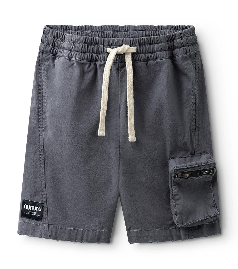 nununu summer cargo shorts graphite