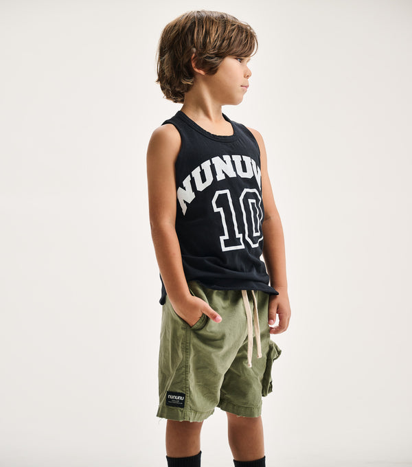 Nununu Summer Cargo Shorts Olive