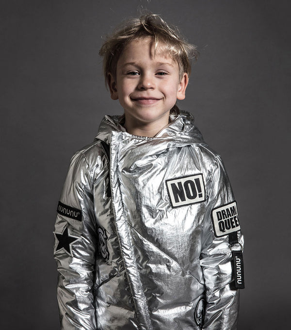 Nununu Super Patch Down Jacket Silver