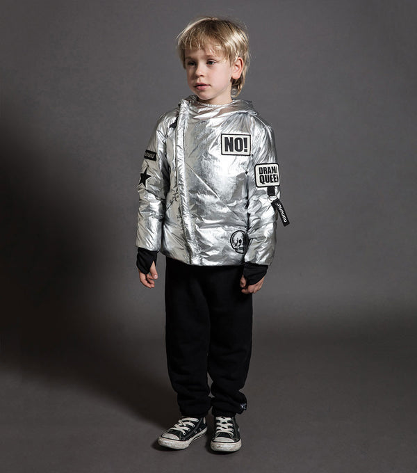 Nununu Super Patch Down Jacket Silver
