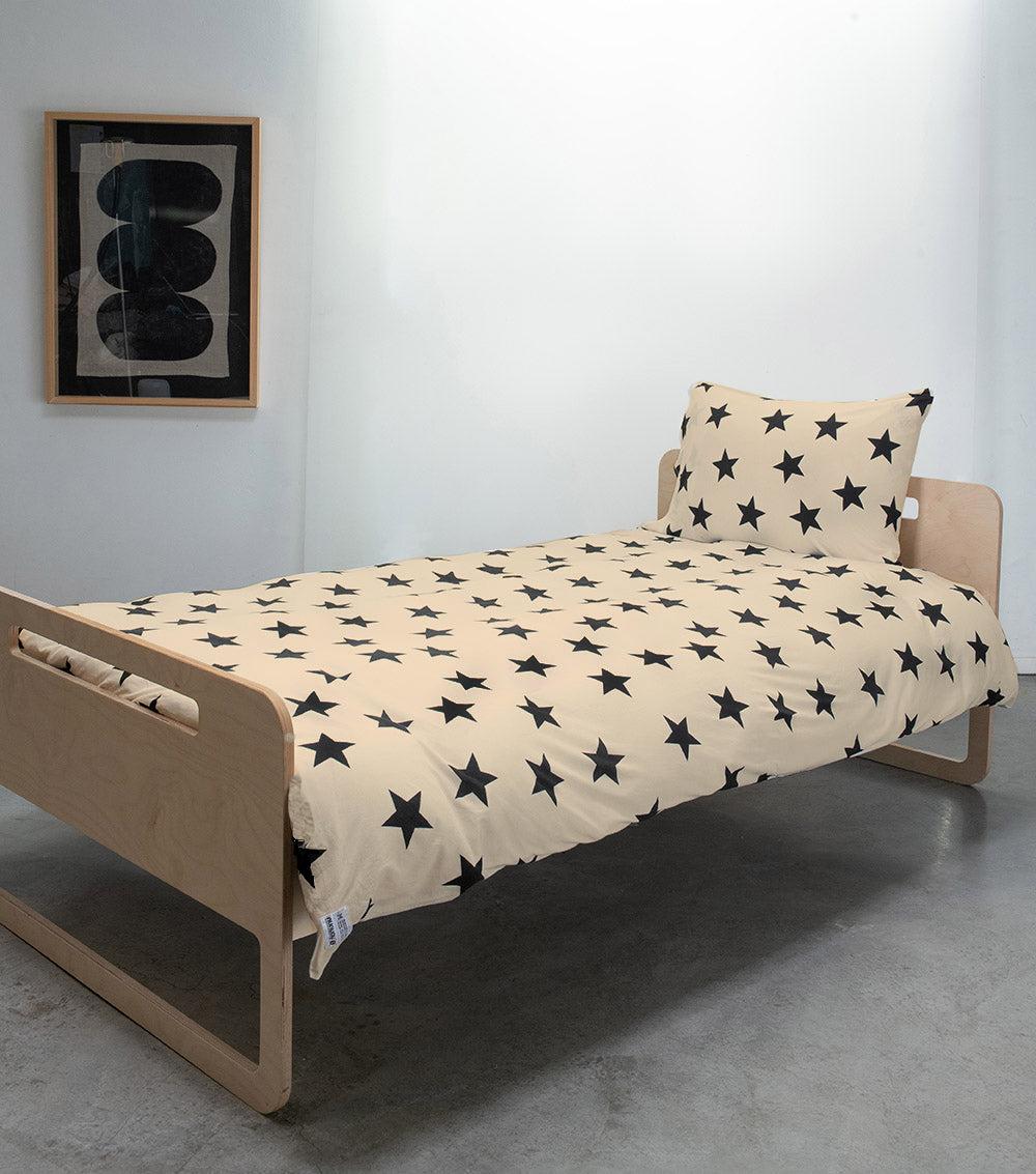 nununu super soft star bedding set natural
